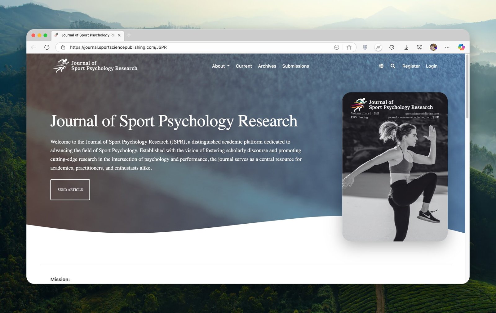 Journal of Sport Psychology Research, USA