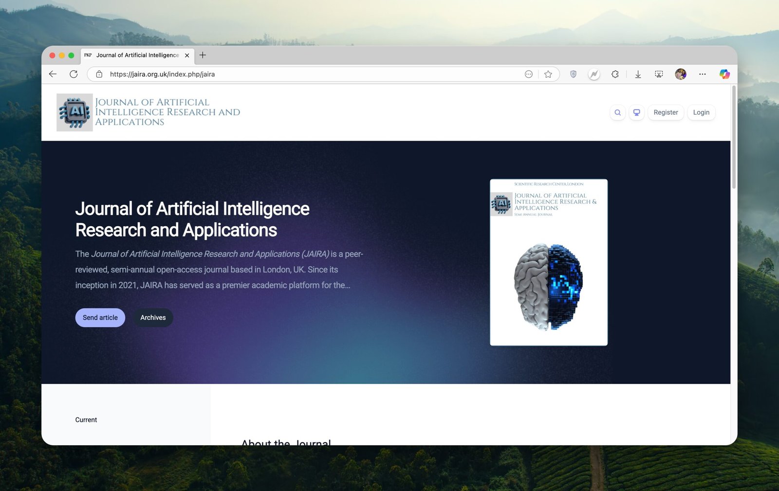 Journal of Artificial Intelligence Research and Applications, UK