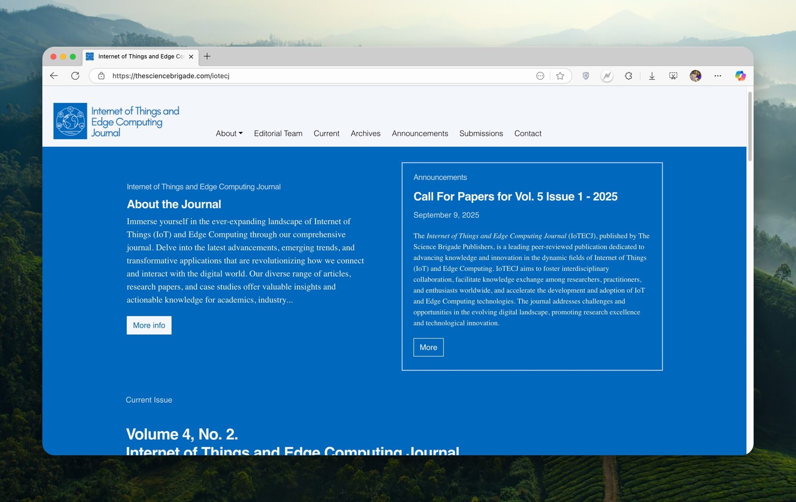 Internet of Things and Edge Computing Journal, India