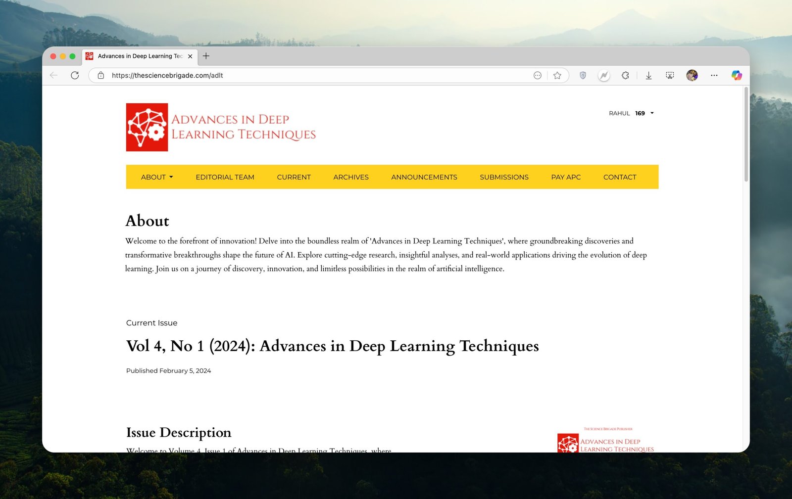Advances in Deep Learning Techniques, India
